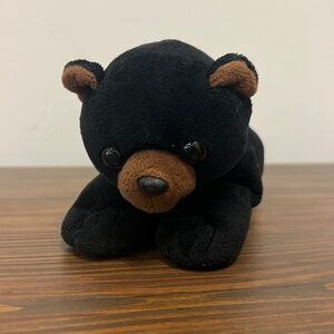 Unipak Designs Teddy Bear Plush Stuffed Animal Toy Black 8"  2011